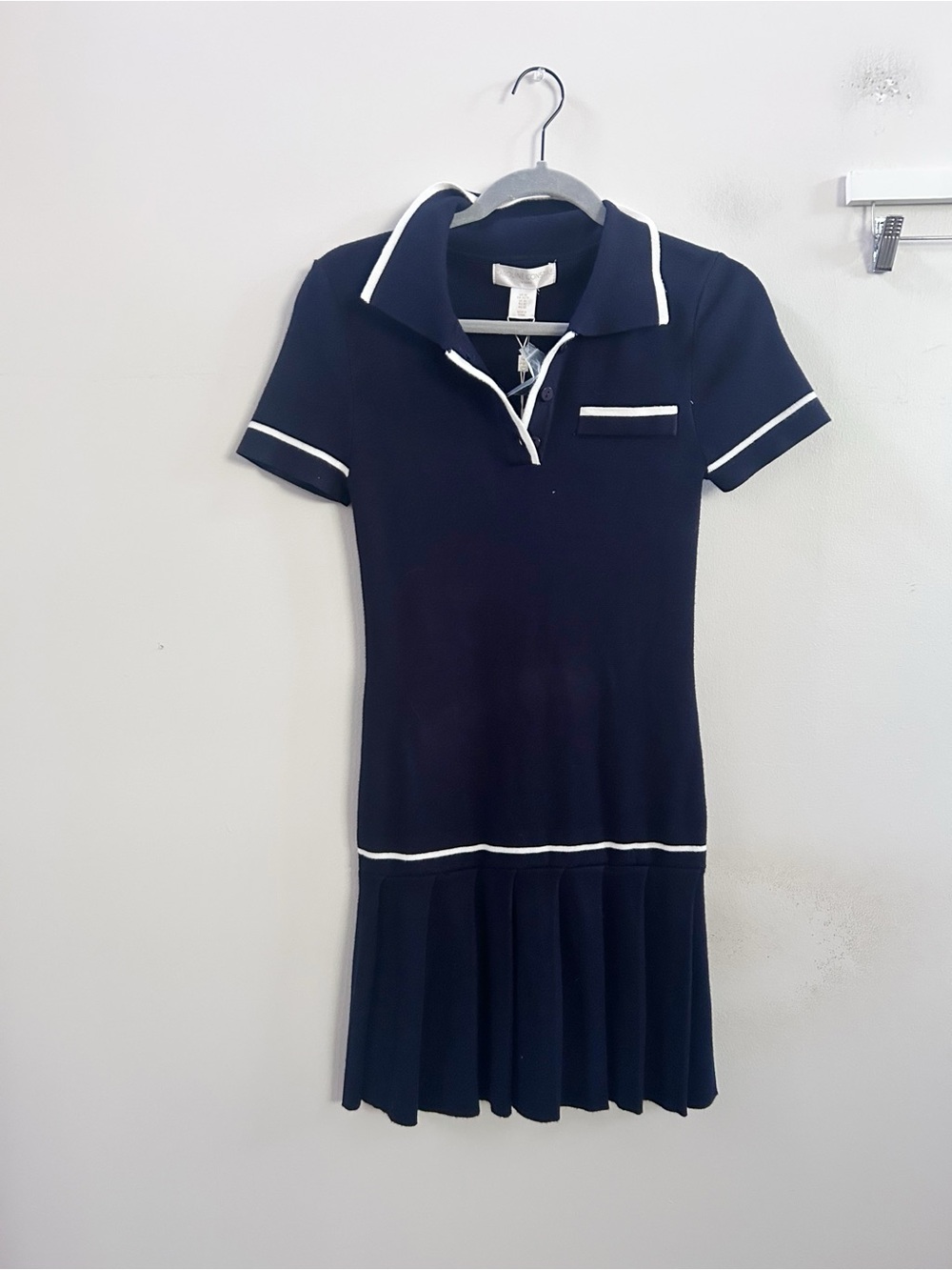 Caroline constas knit preppy tennis dress XS